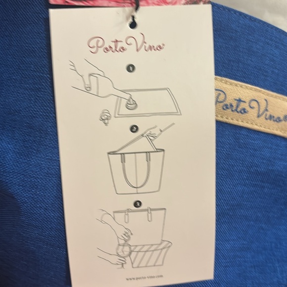 Porto Vino City Tote with Ice Pack & (2) Packs of 4 Refill Packs NWT - Picture 6 of 15